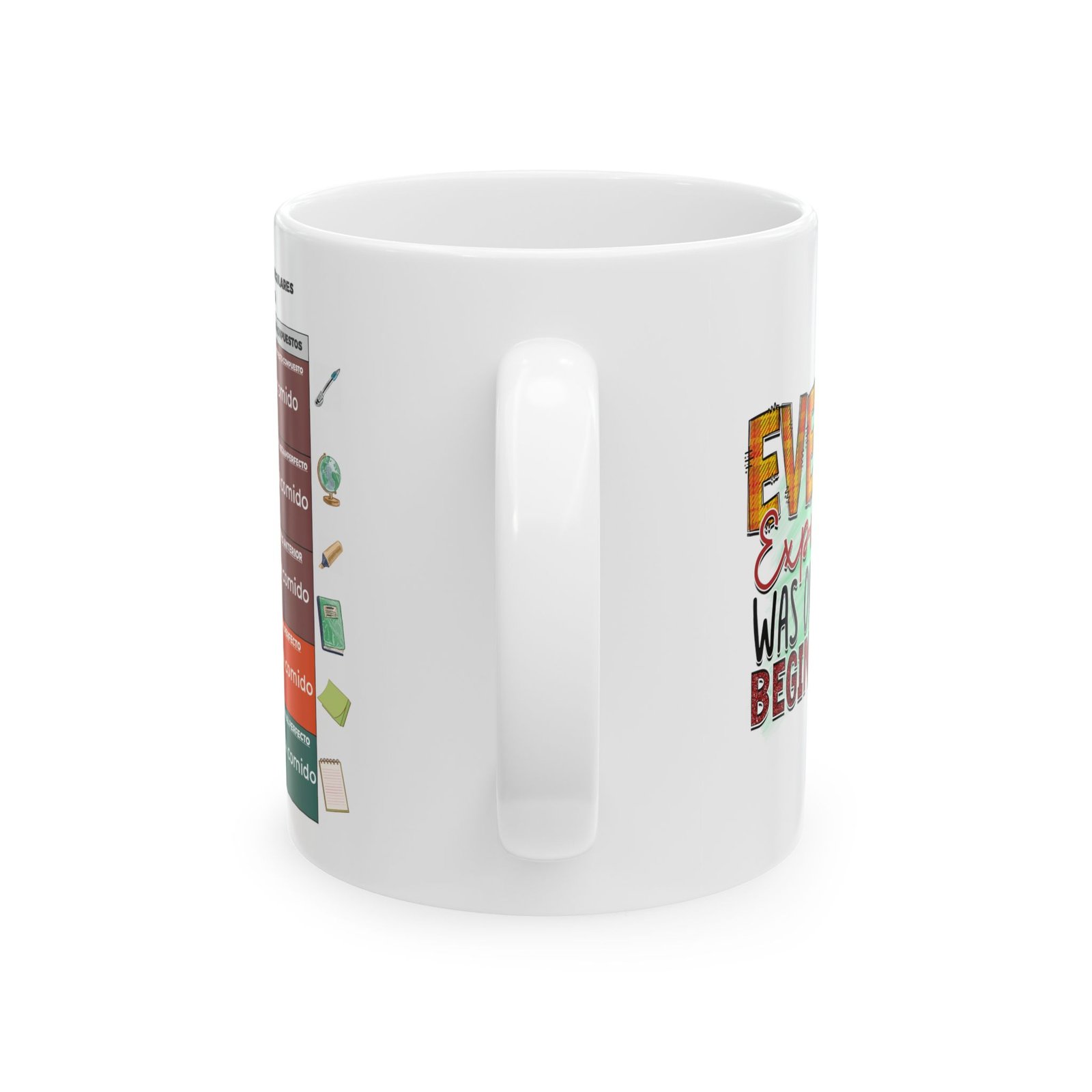 Mug for learning Spanish: all the verb tenses in Spanish. - Image 3